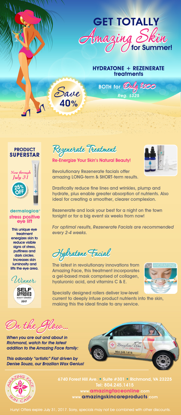 Amazing Face Skin Care Boutique Professional Facials, Waxing, Skin